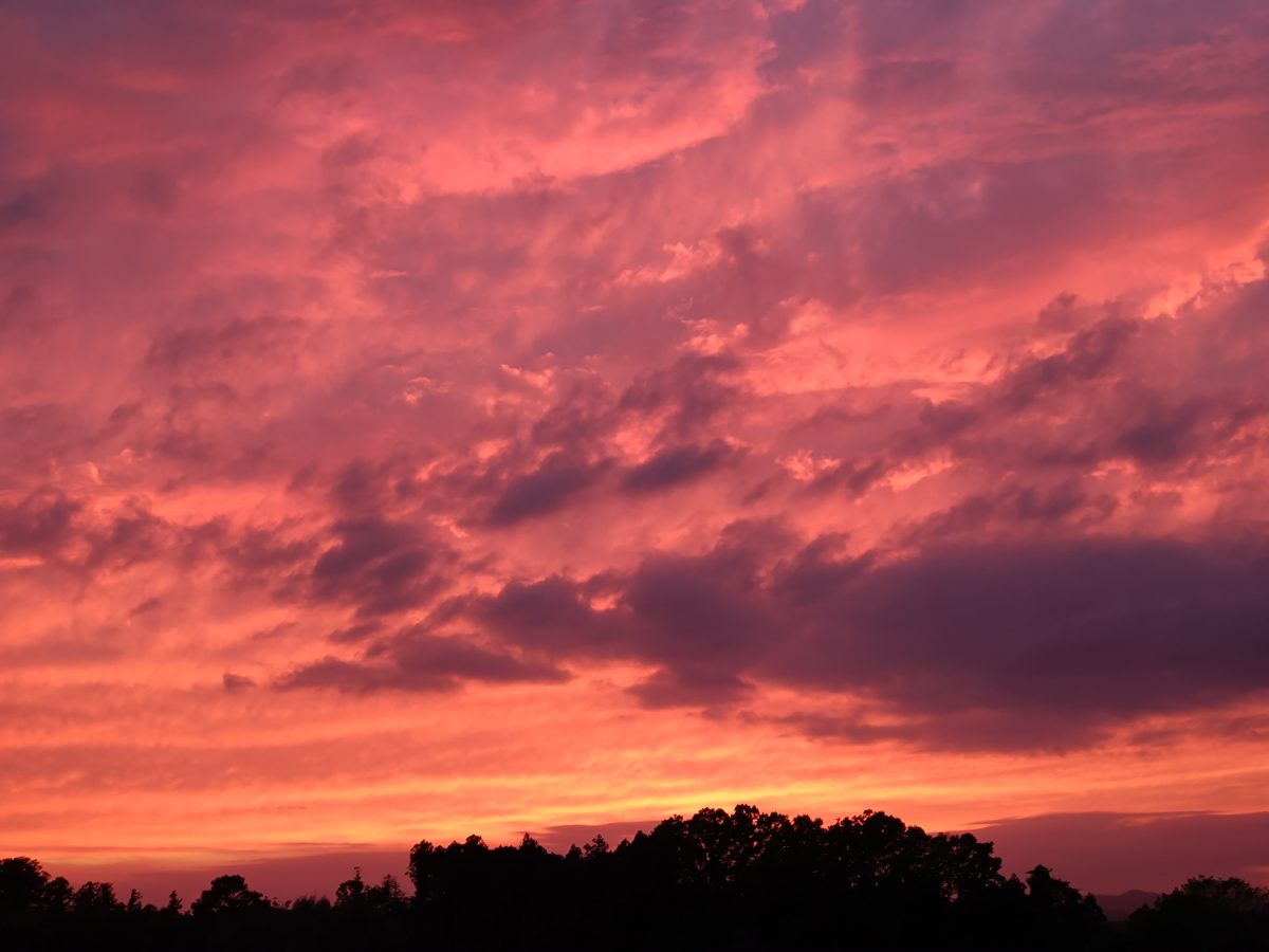 水　夕焼け